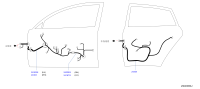 241269W200-Harness, r. rr. door