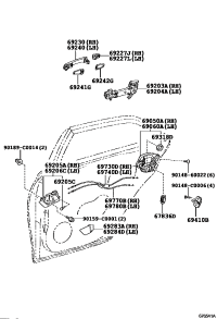 692030P020-FRAME SUB-ASSY, RR