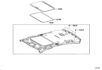 6330607030B0-TRIM SUB-ASSY, SUNSHADE