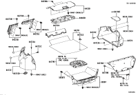 5838707030C0-PLATE, REAR FLOOR FINISH