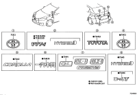 7531102170-EMBLEM, RADIATOR GRILLE (OR FRONT PANEL)