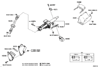 452200E090-Shaft assy, steering intermediate