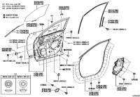 670010E180-PANEL SUB-ASSY, FRONT DOOR, RH
