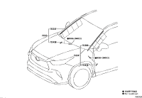 755040E040-MOULDING, WINDSHIELD, OUTSIDE RH