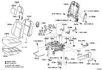 710720DD00A0-COVER, FRONT SEAT CUSHION, LH(FOR SEPARATE TYPE)