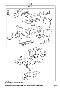 0411122850-GASKET KIT, ENGINE OVERHAUL