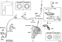 3350408130-KNOB SUB-ASSY, SHIFT LEVER