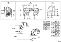 5385308020-Pad, front wheel opening extension, no.3