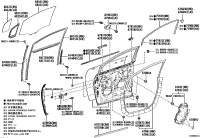 6700108090-PANEL SUB-ASSY, FRONT DOOR, RH