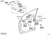 6920506170B1-HANDLE SUB-ASSY, FRONT DOOR INSIDE, RH