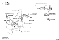 7336008141A1-BELT ASSY, REAR SEAT 3 POINT TYPE, OUTER RH