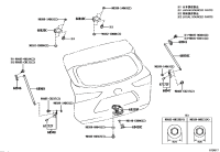 688100E310-HINGE ASSY, BACK DOOR, RH/LH