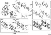 0446502440-PAD KIT, DISC BRAKE, FRONT