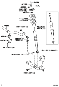 4851009Q95-Shock absorber assy-fr lh