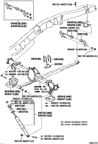 4853009N50-Shock absorber assy-rr, lh