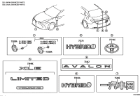 5314133130-GARNISH, RADIATOR