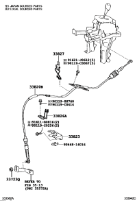 338200E030-CABLE ASSY, TRANSMISSION CONTROL