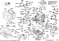 7291860020E0-COVER, 3RD SEAT CUSHION LOCK