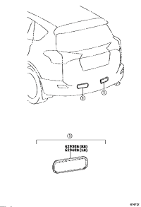 629400R040-DUCT ASSY, QUARTER