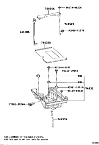 744310N010-TRAY, BATTERY