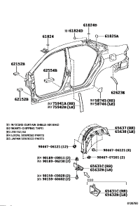 5874102100-PROTECTOR, QUARTER PANEL, FRONT RH