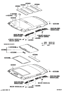 633100D340A0-HEADLINING ROOF