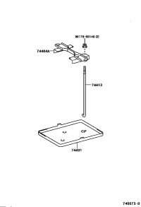 744040D020-CLAMP SUB-ASSY