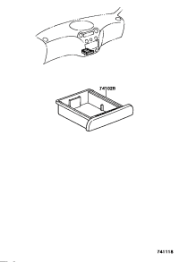 741020D020C0-BOX SUB-ASSY, FRONT ASH RECEPTACLE