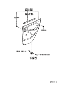 676400D610A0-PANEL ASSY, RR DOOR