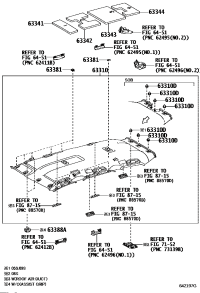 6331160511B0-HEADLINING ROOF