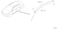 738523RA0A-MOULDING ASSY-R