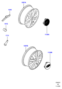 6M211007AB-Wheel assy