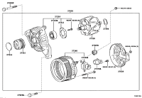 270600V110-ALTERNATOR, 12V 80A 4PK, TOYOTA