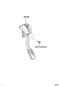 7811006081-SENSOR ASSY, ACCELERATOR PEDAL
