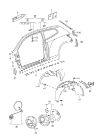 1K8809051B-Enclosure, side