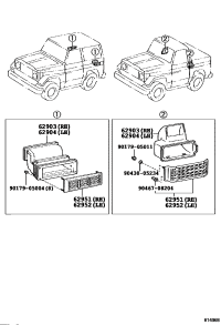 6295190K00-LOUVER, VENT, INNER RH