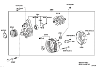 2741530010-PULLEY, ALTERNATOR W/CLUTCH