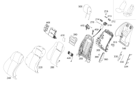 0009101503-Frame assy-seat back