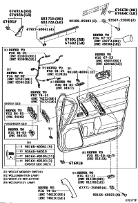 6761060F10E1-BOARD SUB-ASSY, FRONT DOOR TRIM, RH