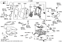 7186860050A3-SHIELD, FRONT SEAT CUSHION, INNER NO.1 LH