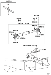 3714060550-Driveshaft assy.