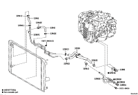 9040414031-Tube sub-assy, oil cooler outlet, no.1