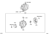 2706078150-ALTERNATOR, 12V 80A 4PK, TOYOTA