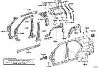 61606KK020-PANEL, QUARTER WHEEL HOUSE, OUTER LH
