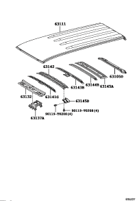 63111KK050-PANEL,ROOF