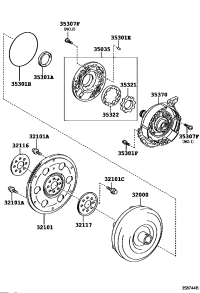 3210158011-GEAR SUB-ASSY, DRIVE PLATE & RING