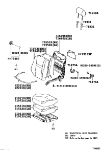 715110D010-PAD SUB-ASSY, FR