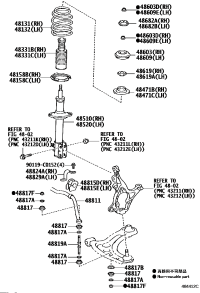 483310D170-BUMPER, FRONT SPRING, RH/LH