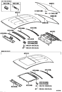 631020D900-PANEL SUB-ASSY, WINDSHIELD HEADER