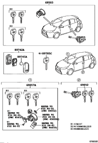 690050DB20-CYLINDER SET, LOCK